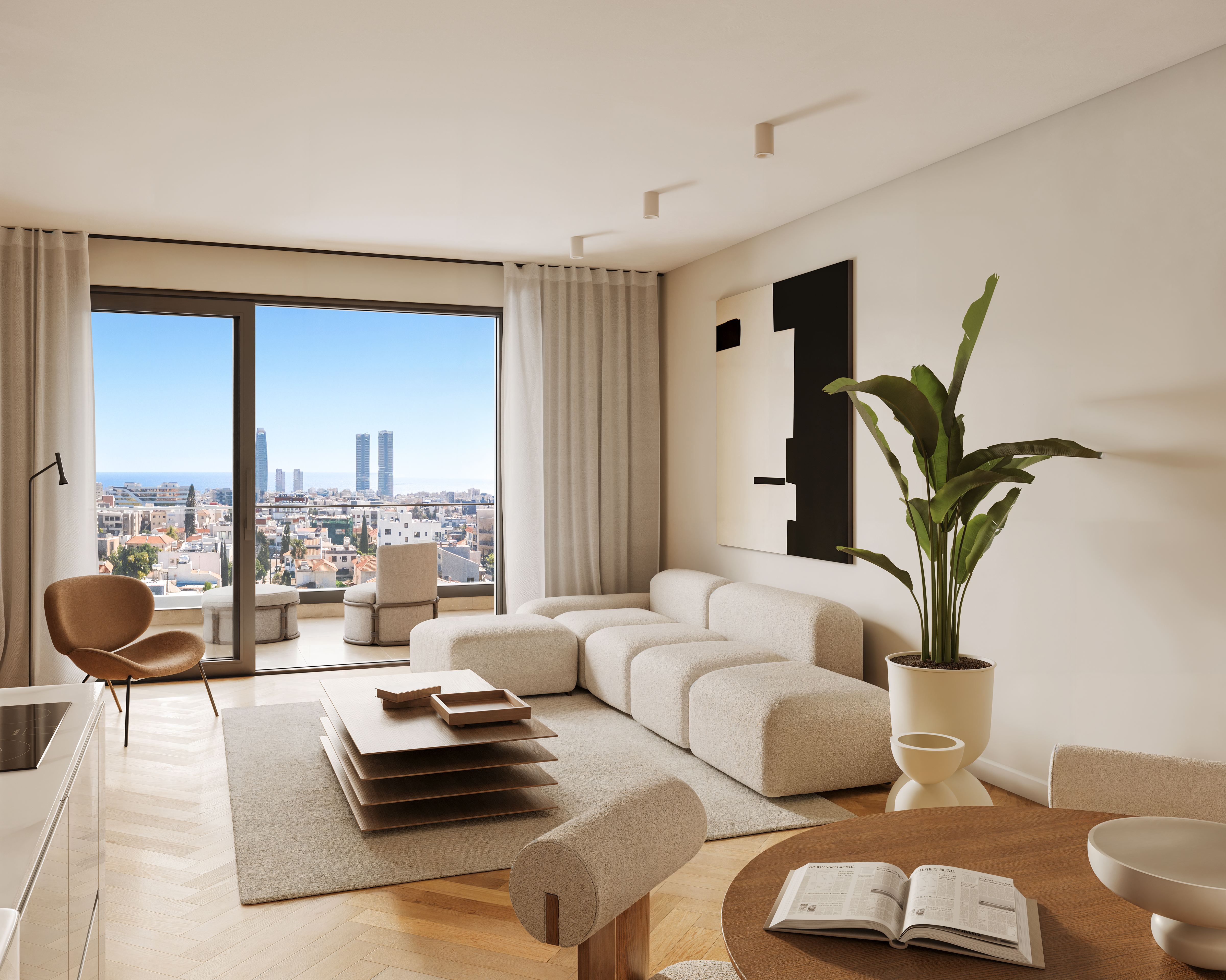 Apartment Living Area, Silicon Park, Imperio-1